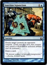Inaction Injunction Magic The Gathering Return To Ravnica Card Light Play X1