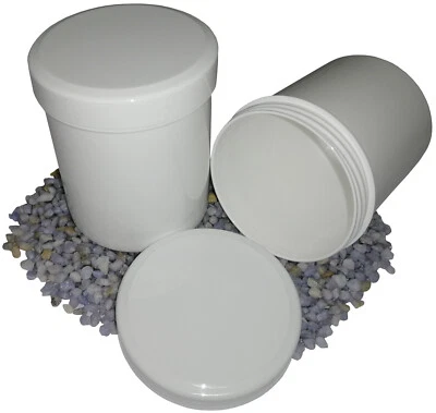 FA.ARS ® 1 Salbenkruken Salbendose Cremedosen Kunststoffdosen 100g 125ml Deckel weiß