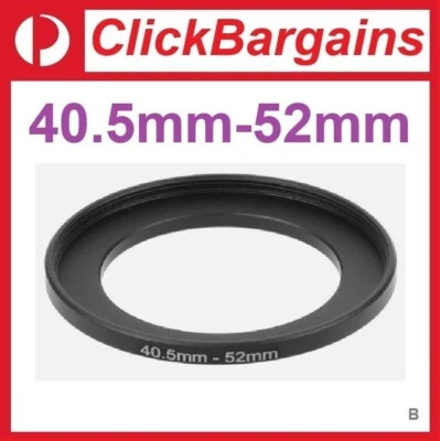 FOTOWORX 40.5mm to 52mm Step Up Lens Filter Adapter Ring / Stepping 40.5-52 mm - image 1 of 3