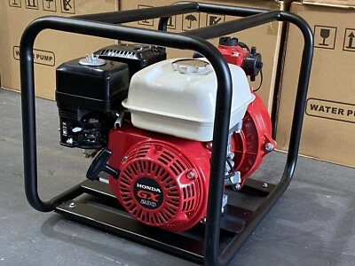 Fire Fighting Petrol Water Transfer Pump GX200 TWIN IMPELLER WITH A HONDA ENGINE - image 1 of 4