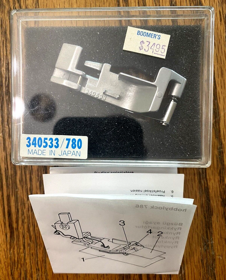 Pfaff Sewing Machine Hobbylock Serger Gathering Shirring Foot 340533 / 780 - Image 1 of 1