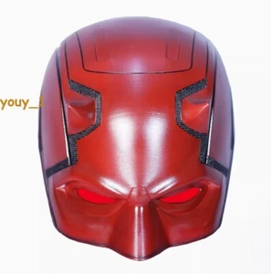 Daredevil Matt Murdock Helmet Mask Wearable Cosplay 3D Printed Resin Red Helmet - Picture 1 of 9