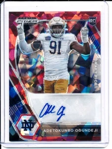 2021 Panini Prizm Draft Picks Red Adetokunbo Ogundeji AUTO RC Rookie /199 - Picture 1 of 1