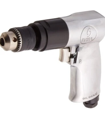 Broca de ar Sunex Tools 3/8" acionamento reversível com mandril - SX223 - Imagem 1 de 2