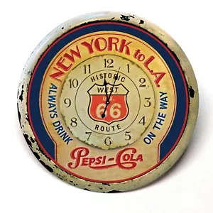 Pepsi Cola Route 66 New York nach LA Souvenir Werbung Taschenspiegel - Bild 1 von 2