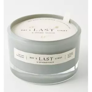 Anthropologie Last Day Light Glass Candle Sea Salt Eucalyptus New In Box - Picture 1 of 6