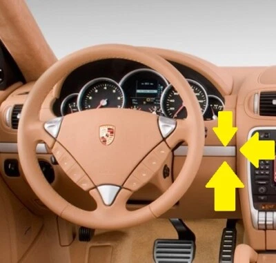 PORSCHE CAYENNE 2003-2009 TABLERO MOLDURA PANEL INTERIOR LADO DEL CONDUCTOR # 7L5 857 226 Foto 1 de 4