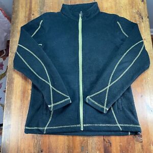 SUN MOUNTAIN Madison Women's Full-zip Fleece Jacket (Black/Cedar) US Medium