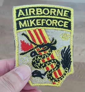 USA Special Force, VN War era Airborne Mike Force patch/ Old vintage(Hook BACK) - Picture 1 of 5