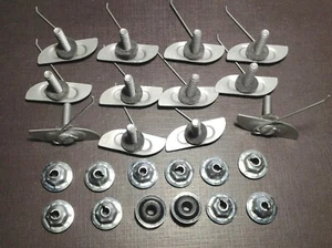 12pcs NORS fender quarter moulding clips sealer nuts 7/8" - 1-1/8" for Dodge - Picture 1 of 8