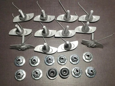 12pcs NORS fender quarter moulding clips sealer nuts  7/8" - 1-1/8" for Dodge - Image 1 of 4