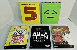 AQUA TEEN HUNGER FORCE Seasons One 1 Two 2 Three 3 Four 4 & 5 Five DVD Box Sets - Picture 1 of 9