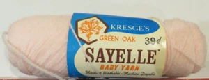1 madeja de roble verde de Kresge - hilo para bebé Sayelle - 4002 - rosa - 0,9 oz - Imagen 1 de 6