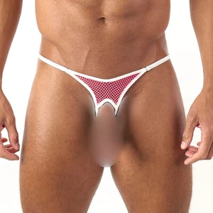 Men Schmett String New Fishnet Pink - Handmade in Germany - Picture 1 of 4