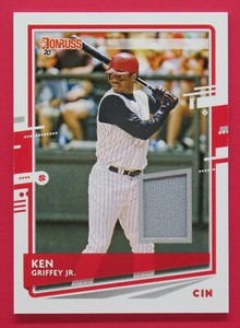  2020 Donruss Materials Ken Griffey Jr. #26 Cincinnati Reds