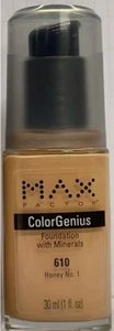 MAX FACTOR Color Genius Foundation 610 Honey liquid New Foundation 30ml SPF - Picture 1 of 3