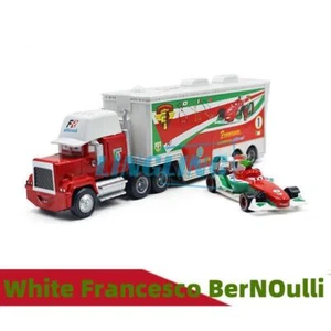 Lot de 2 voitures Disney Pixar blanches Francesco BerNOulli camion jouet voiture - Bild 1 von 13