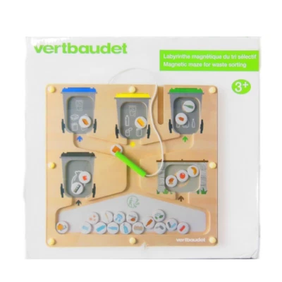 Vertbaudet Magnetisches Holz Labyrinth zur Mülltrennung 010903 NEU - Bild 1 von 4