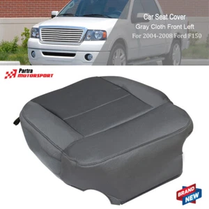 Seat Cover Gray For Ford F150 Driver Side Bottom Cloth Replacement 2004-2008 - Picture 1 of 11