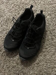 Adidas Men’s Hiking Athletic Shoes Black Lace-up Size 8 Excellent Condition!
