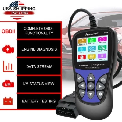 V850 OBD2 CAN OBDII Scanner Code Reader Car Diagnostic Scan Tool Check Engine - Image 1 of 4