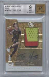1/1 TRAE YOUNG AUTO ROOKIE PATCH RPA 2018-19 OPULENCE BGS 9 10 RC WHITE BOX GOLD