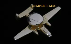 E-2 OJO DE HALCÓN SOLAPA DORADA SOMBRERO PIN ASW VAW GRUMMAN EE. UU. NAS HECHO EN EE. UU. MARINA AWACS - Imagen 1 de 24