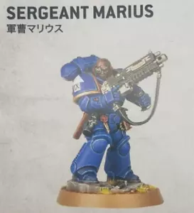 Warhammer 40K Space Marine Heroes Series 4 Ultramarine Heroes - Sergeant Marius - Picture 1 of 2
