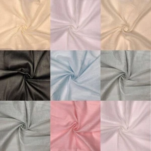 Muslin Fabric Premium 100% Cotton Draping Cheese Cloth Material - Picture 1 of 8