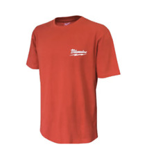 Milwaukee Red White Logo T Shirt Power Tool Merchandise  - New!