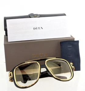 New Authentic Dita Sunglasses GRANDMASTER SIX DTS900 58-01A Black - Gold Limited - Picture 1 of 13