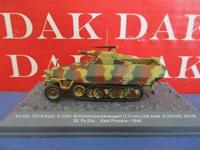 Die cast 1/72 Modellino Carro Armato Sd.Kfz. 251/9 20.Pz.Div. East Prussia 1944 - Immagine 1 di 4