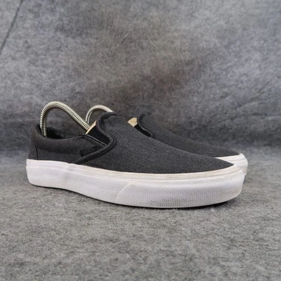 Vans Zapatos Mujer 7 Tenis Clásicos Sin Cordones Espiga Patín Informal Activo Gris Foto 1 de 4