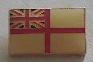 Vintage Royal Navy at sea British Navy Flag Badge/pin George Cross / Union Jack - Picture 1 of 2