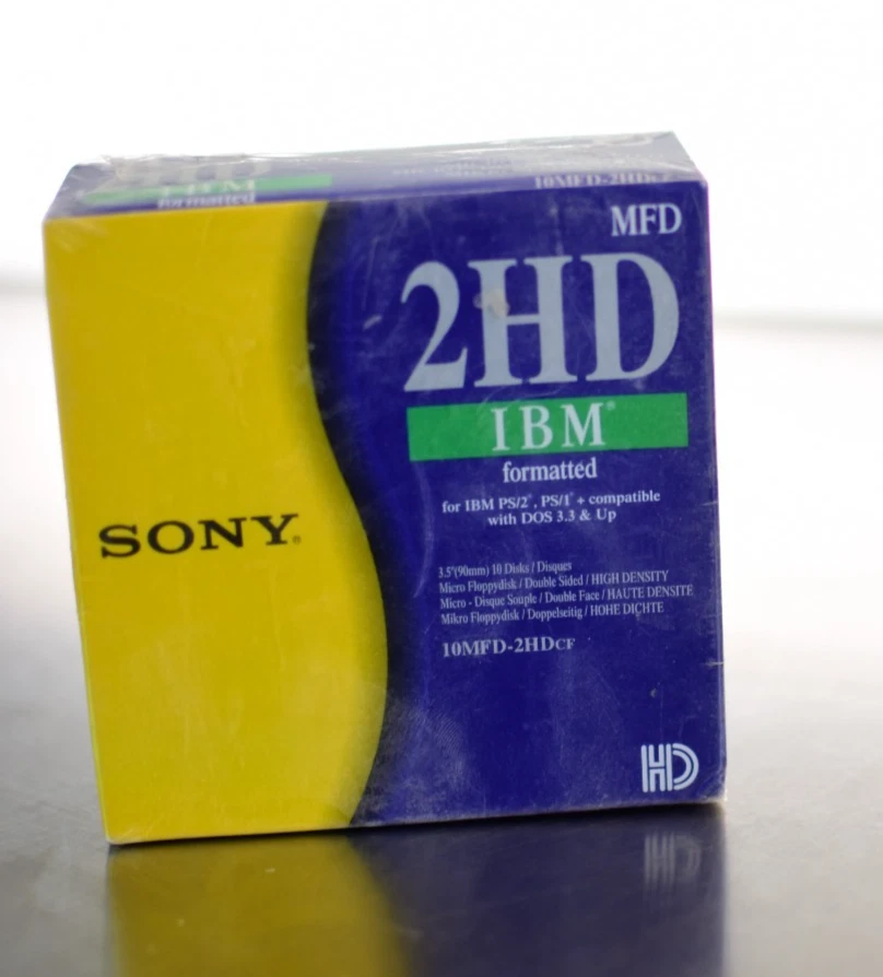 Disquetes originales SONY 3.5" 2HD IBM FORMATEADOS 1.44mb de colección X10 nuevos Foto 1 de 4