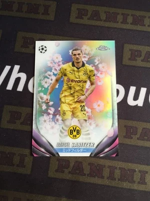 2024 Topps Chrome Marcel Sabitzer Cherry Blossoms Case Hit SSP Austria Dortmund - Image 1 of 2