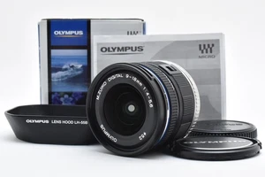 OLYMPUS M.Zuiko Digital 9-18mm f/4-5.6 ED Lens w/hood&caps Excellent++ FromJapan - Picture 1 of 12