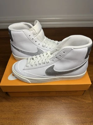 Nike Blazer Mid '77 'White/Silver Womens Casual Sneakers - image 1 of 4