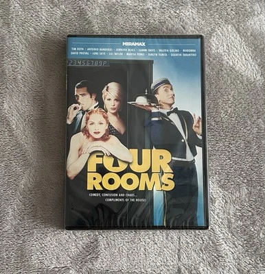 Four Rooms (DVD, 1995, 2011) Tim Roth Antonio Banderas Madonna Brand New Sealed - Image 1 of 2