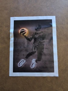 Michael Jordan Canvas Wall Art Print by Octavian Mielu 14" X 18" NBA Bulls MJ - Picture 1 of 4