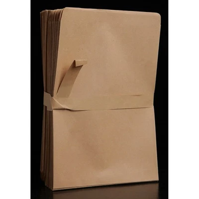  100 Pcs Self-Adhesive Envelopes Small Mini Brown Kraft Paper Catalog Mailing - Image 1 of 4