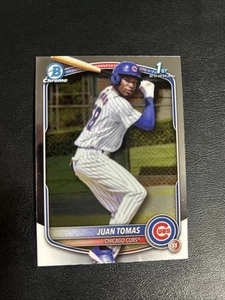 2025 Bowman Chrome Juan Tomas 1st Chicago Cubs  - Bild 1 von 2