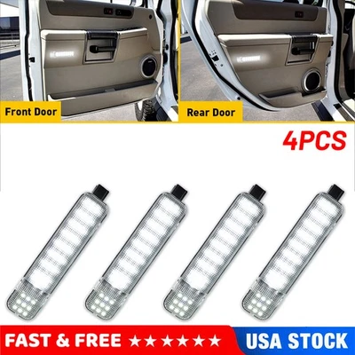 4PCS LED Door Courtesy Light For Chevy Silverado Suburban Tahoe GMC Sierra Yukon - Image 1 of 4