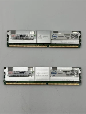 Dell Certified Memory 2GB Upgrade Kit (2x1GBpcs) SNPNW050CK2/2G PC2-6400 - Image 1 of 4