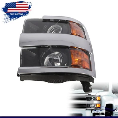 For 2015-2019 Chevy Silverado 2500HD 3500HD Projector Headlight Lamp - Driver LH - Image 1 of 4