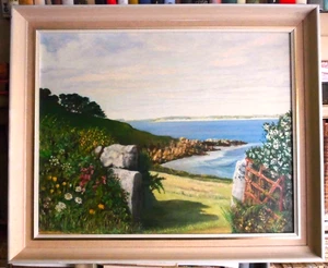 Serata d'estate, Santa Maria, Isola di Scilly di May Patton - Dipinto ad olio originale - Foto 1 di 6