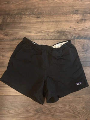 Pantalones Cortos Patagonia Negros Baggies Talla Mediana Secado Rápido Foto 1 de 4