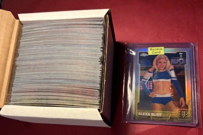 2015 Topps Chrome Refractor WWE Complete Set 100 w/Alexa Bliss RC/John Cena/Hulk - Image 1 of 4