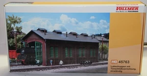 Vollmer H0 45763 Bausatz (Lokschuppen mit Türschließvorrichtung eigenständig)OVP - Picture 1 of 2