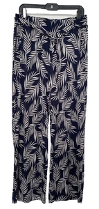 Pantalone donna Magnolia Grace taglia L bianco navy Ann maglia opaca con cintura - Foto 1 di 12